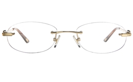 Vista First 8961 Stainless steel/ZYL Womens Rimless Optical Glasses