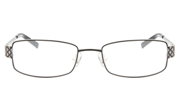 SJ037 Stainless Steel Womens Full Rim Square Optical Glasses