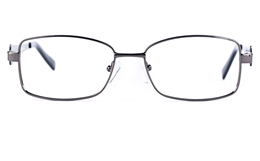 Poesia 6632 Stainless Steel Womens Oval Full Rim Optical Glasses