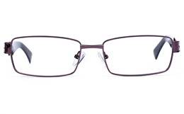 Vista Sport 9101 Stainless Steel Mens Square Full Rim Optical Glasses