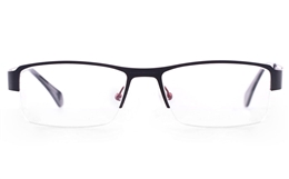 Vista First U3305 Stainless steel Mens Rectangle Semi-rimless Optical Glasses