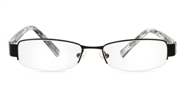 Vista First 1078 Stainless Steel/ZYL Half Rim Mens Optical Glasses