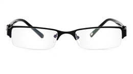 Vista First 1060 Stainless Steel/ZYL Half Rim Womens Optical Glasses