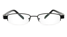 Vista First 1069 Stainless Steel/ZYL Half Rim Mens Optical Glasses