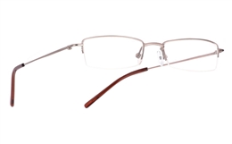 Vista First 1018 Stainless Steel/ZYL Half Rim Mens Optical Glasses