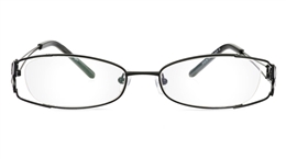 Vista First 1071 Stainless Steel/ZYL Half Rim Womens Optical Glasses