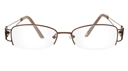 Vista First 1090 Stainless Steel Half Rim Womens Optical Glasses