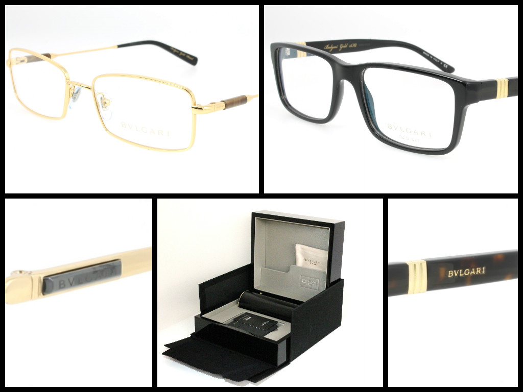 bvlgari gold plated glasses