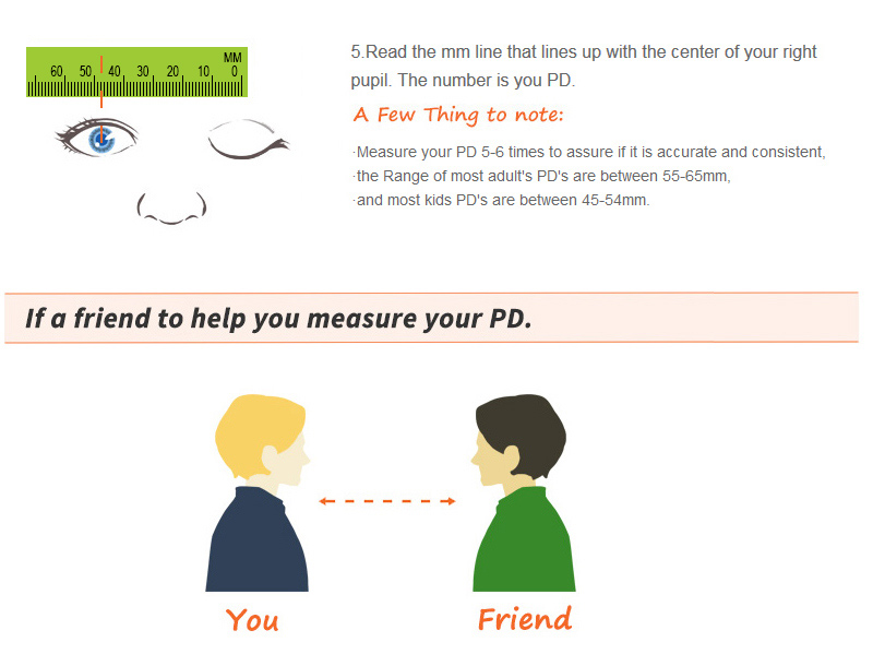 How To measure pupillary distance(PD)by yourself ...