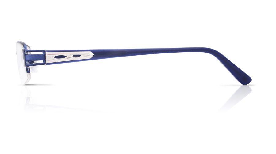 Vista First 1074 Stainless Steel/ZYL Half Rim Mens Optical Glasses