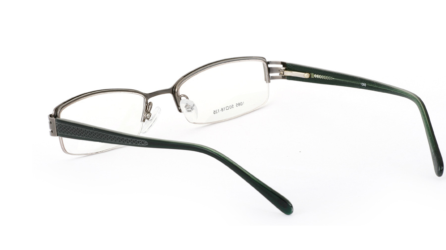 Vista First 1085 Stainless Steel/ZYL Mens&Womens Half Rim Optical Glasses