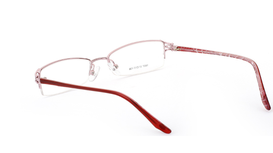 Vista First 1807 Stainless Steel/ZYL Mens&Womens Semi-rimless Optical Glasses