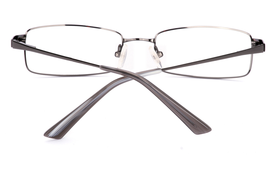 Poesia 1020 Stainless Steel/ZYL Full Rim Mens Optical Glasses