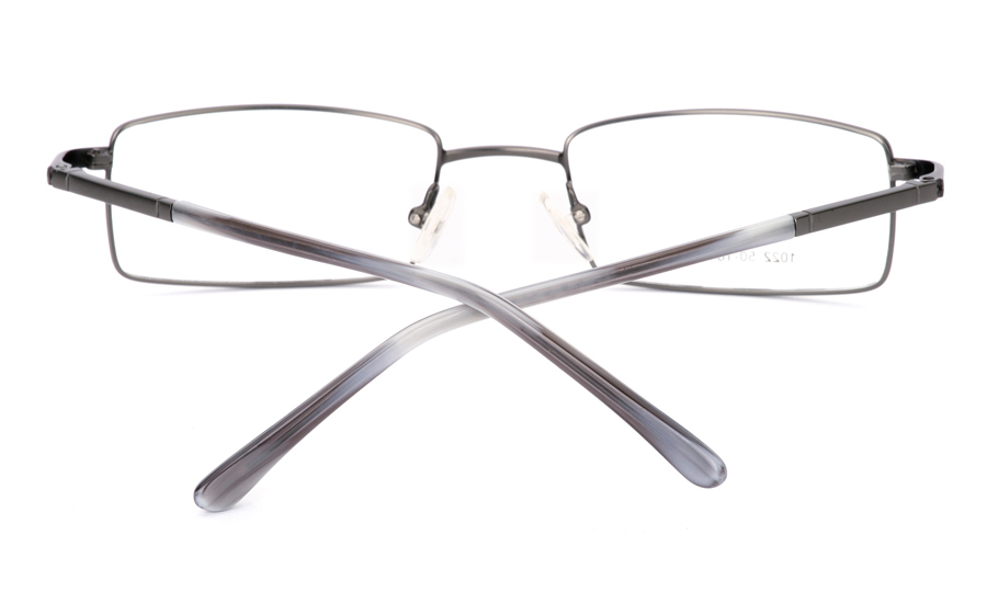 Vista First 1022 Stainless Steel/ZYL Full Rim Mens Optical Glasses