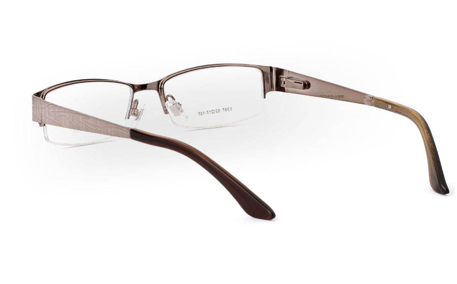 1397 Stainless Steel Mens&Womens Half Rim Optical Glasses