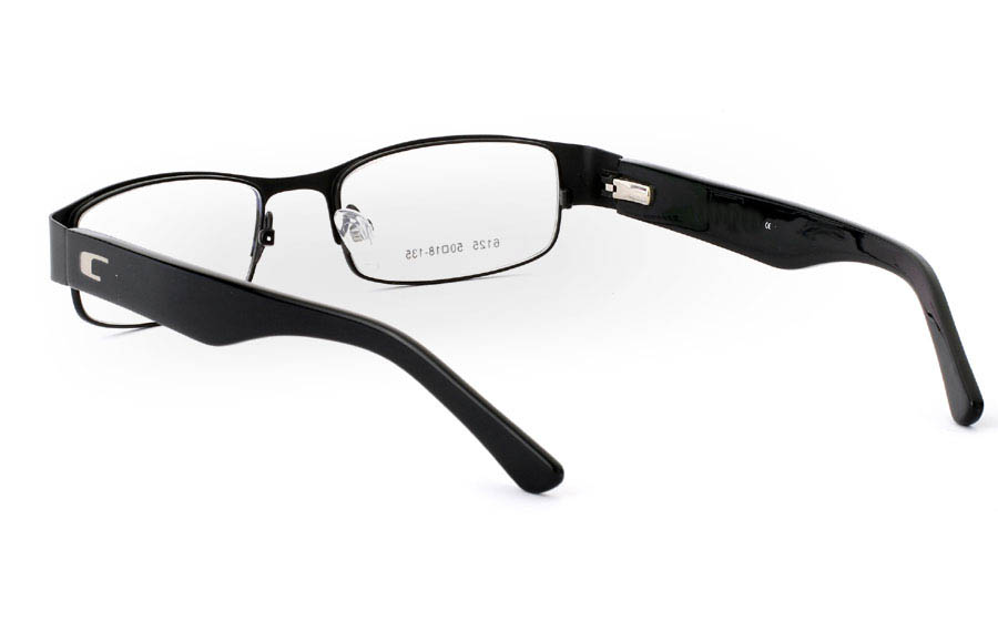 6125 Stainless Steel Full Rim Mens Optical Glasses