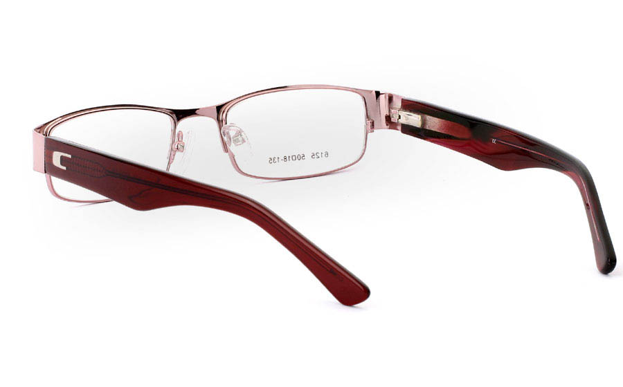 6125 Stainless Steel Full Rim Mens Optical Glasses