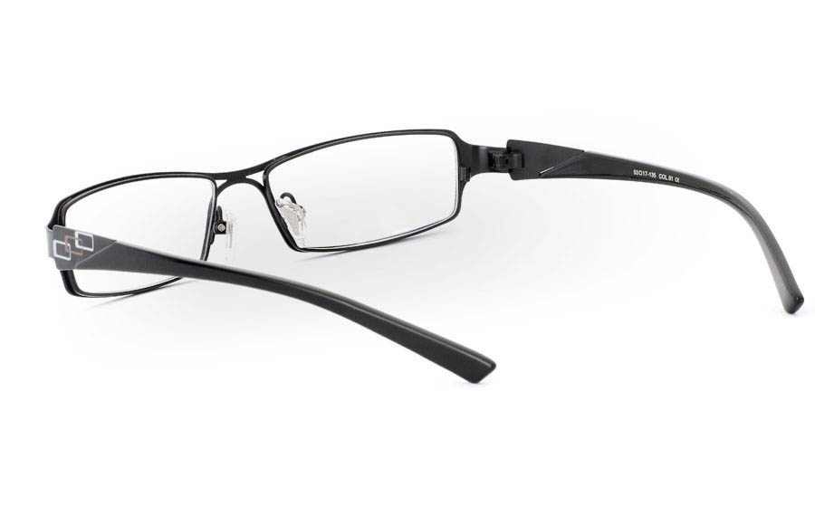 E1013 Stainless Steel Half Rim Mens Optical Glasses