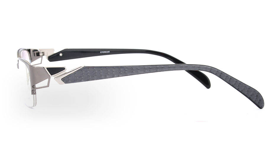 OD-039 Stainless Steel/ZYL Mens&Womens Half Rim Optical Glasses