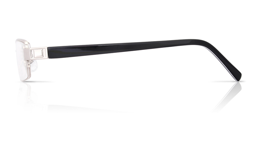 Vista First 1041 Stainless Steel/ZYL Half Rim Mens Optical Glasses