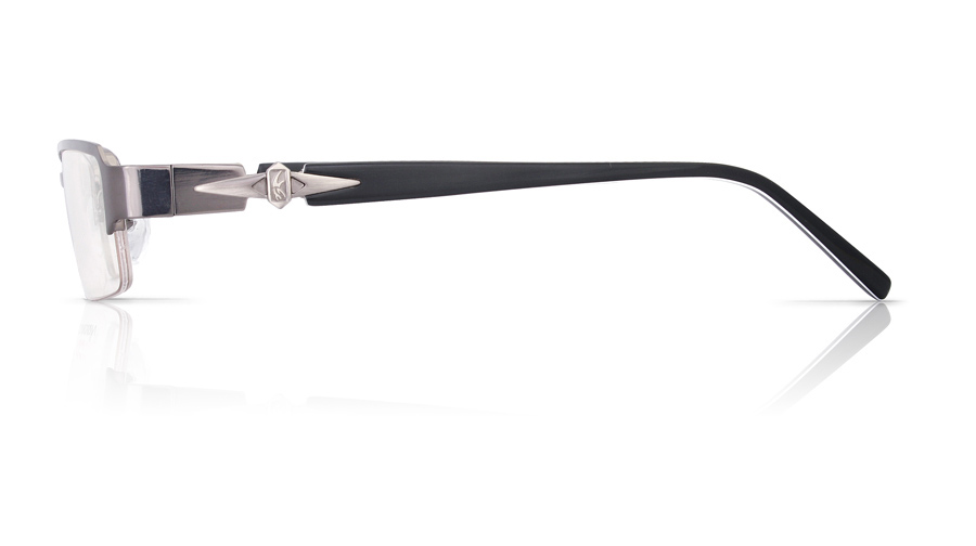 Vista First 1060 Stainless Steel/ZYL Half Rim Womens Optical Glasses