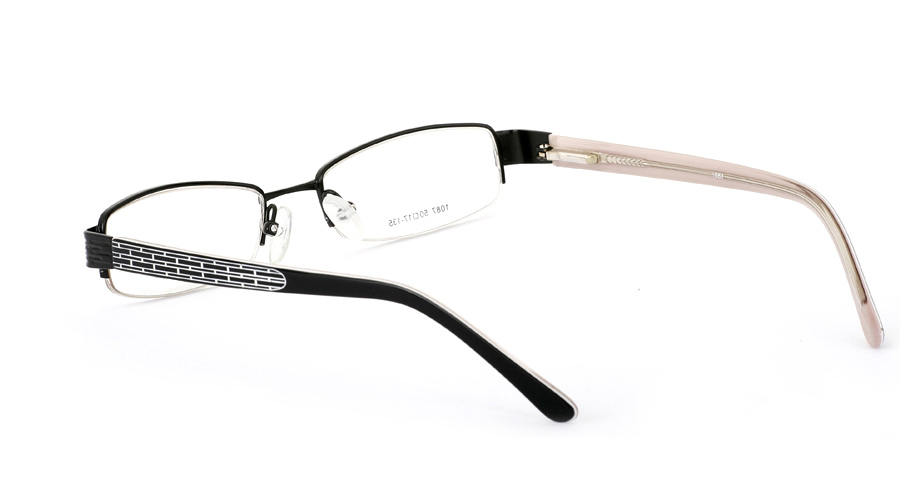 Vista First 1087 Stainless Steel/ZYL Mens&Womens Half Rim Optical Glasses