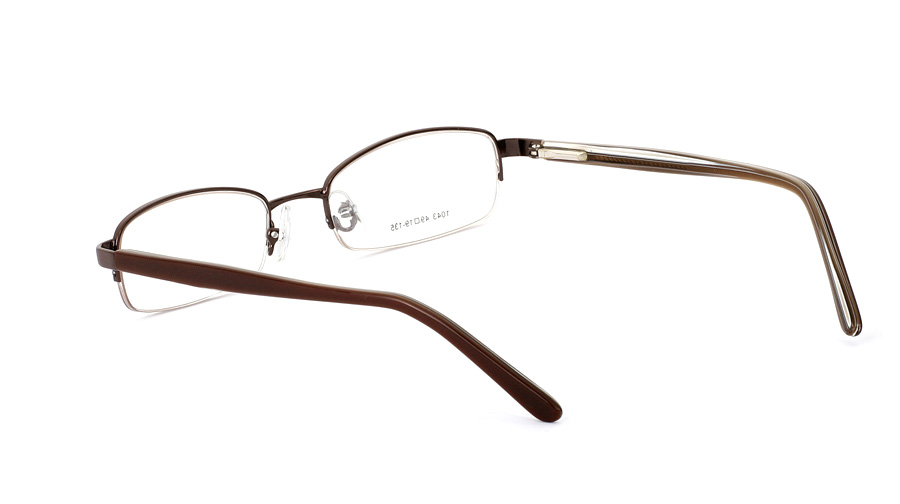 Vista First 1043 Stainless Steel/ZYL Mens&Womens Half Rim Optical Glasses