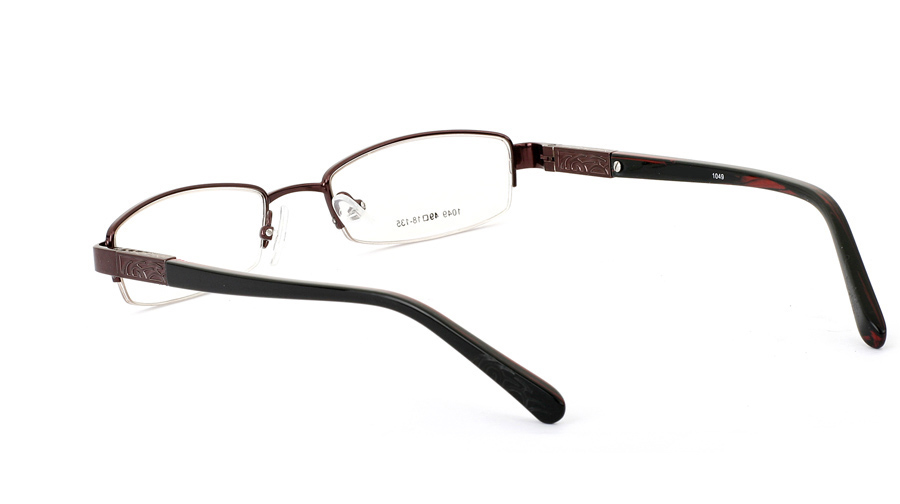 Vista First 1049 Stainless Steel/ZYL Mens&Womens Half Rim Optical Glasses