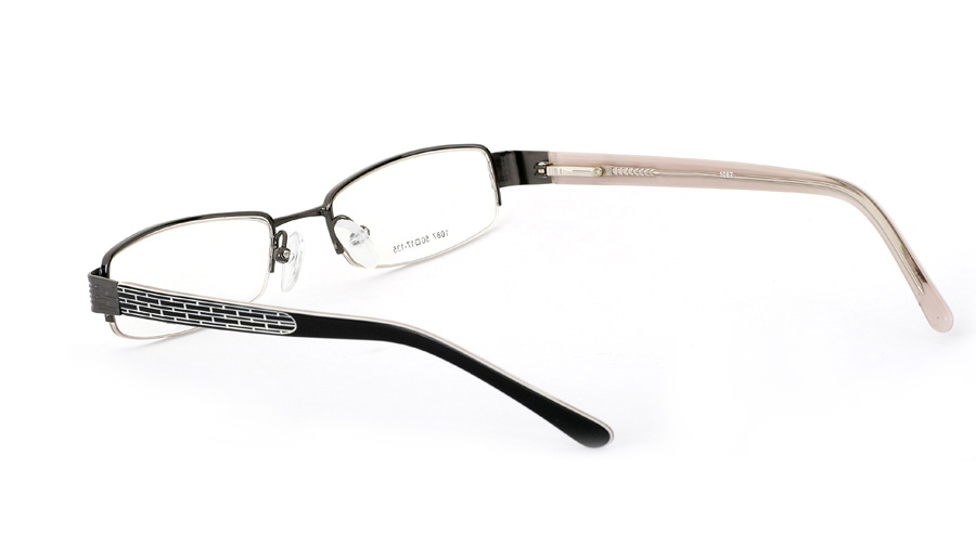 Vista First 1087 Stainless Steel/ZYL Mens&Womens Half Rim Optical Glasses