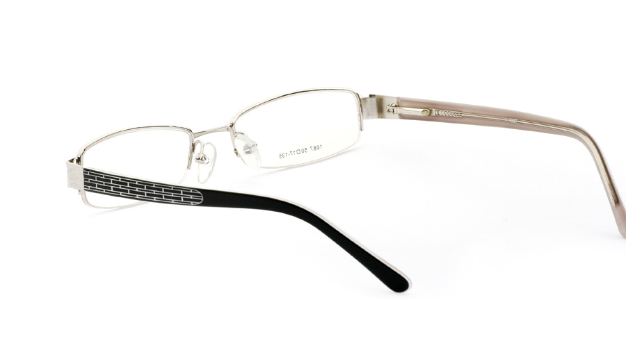 Vista First 1087 Stainless Steel/ZYL Mens&Womens Half Rim Optical Glasses