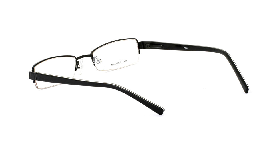 Vista First 1041 Stainless Steel/ZYL Half Rim Mens Optical Glasses