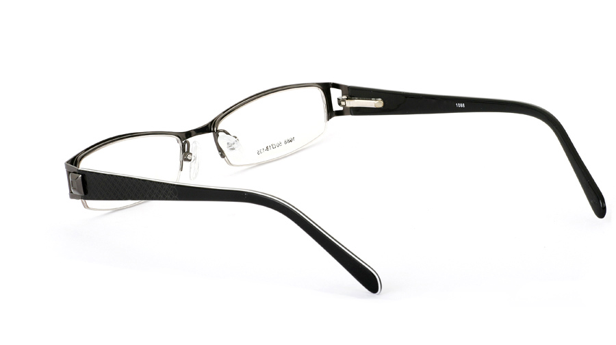 Vista First 1088 Stainless Steel/ZYL Mens&Womens Half Rim Optical Glasses