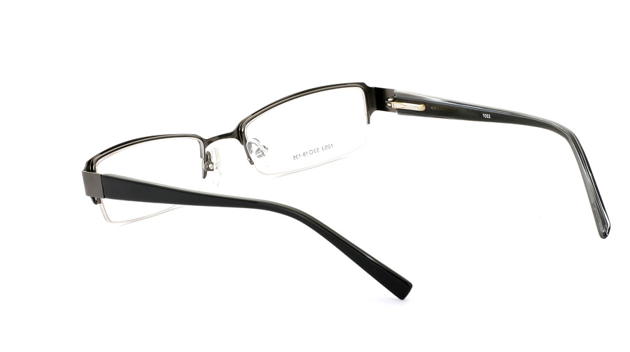 Vista First 1053 Stainless Steel/ZYL Mens&Womens Half Rim Optical Glasses