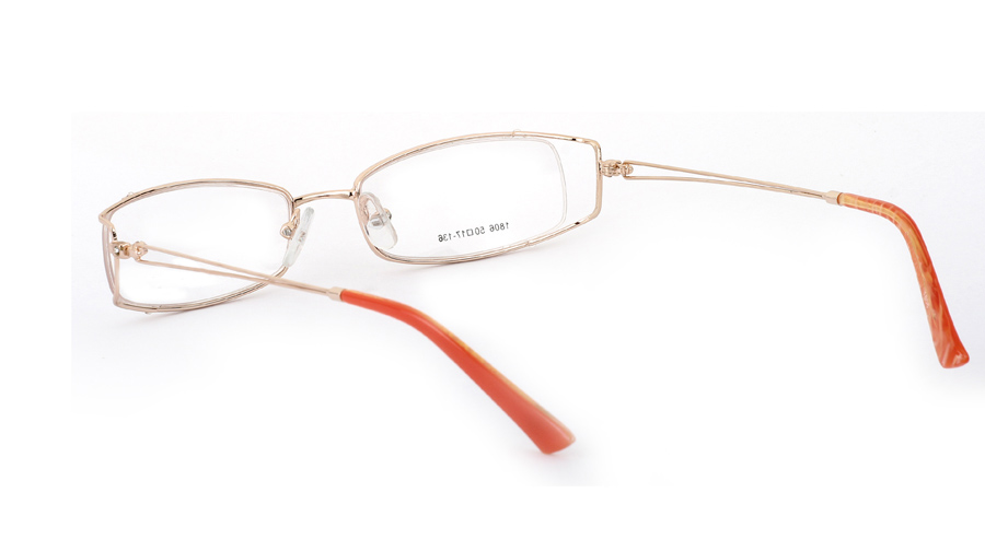 Vista First 1806 Stainless Steel Semi-rimless Womens Optical Glasses