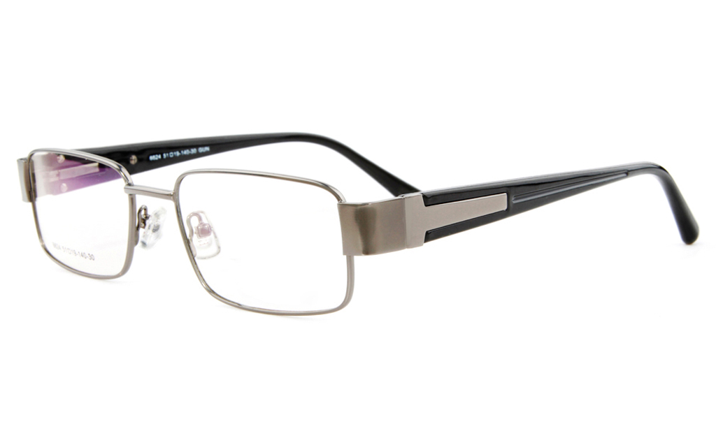 Poesia 6624 Stainless Steel Mens&Womens Full Rim Optical Glasses