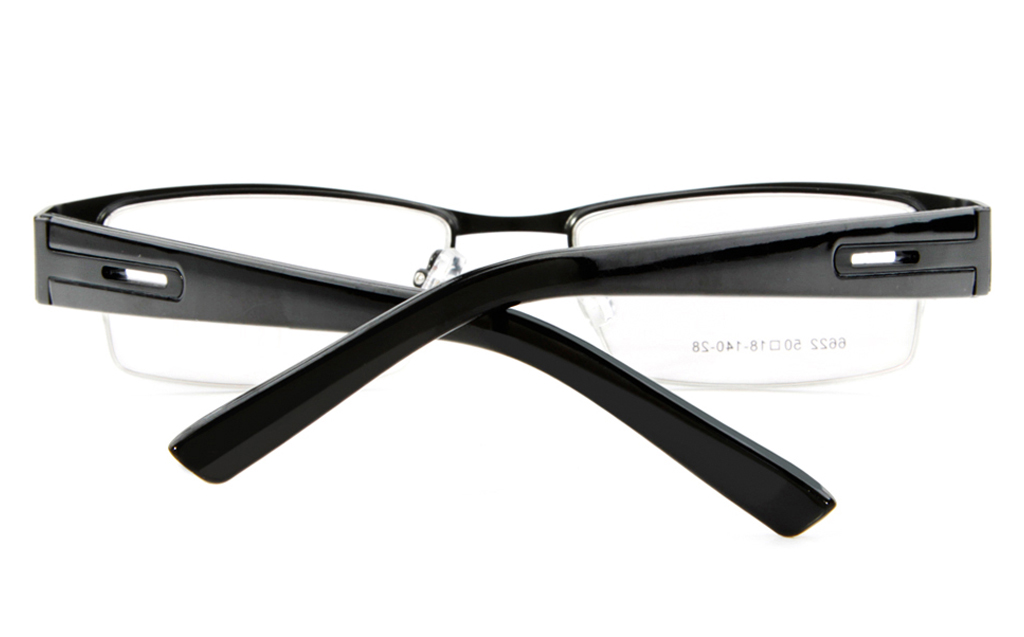 Poesia 6622 Stainless Steel Mens&Womens Semi-rimless Optical Glasses