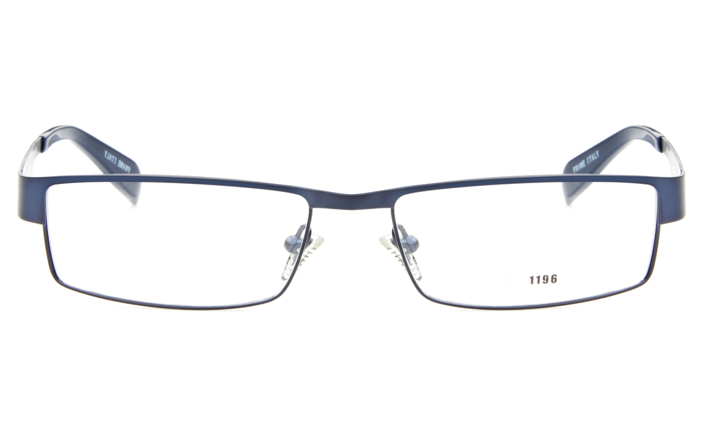 E1196 Stainless Steel Mens Full Rim Square Optical Glasses