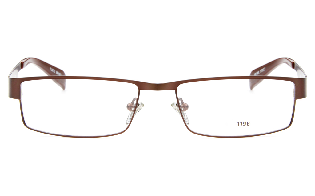 E1196 Stainless Steel Mens Full Rim Square Optical Glasses