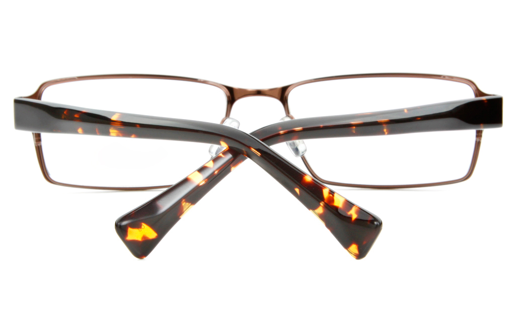 Z6593 Stainless Steel/ZYL Mens Full Rim Square Optical Glasses