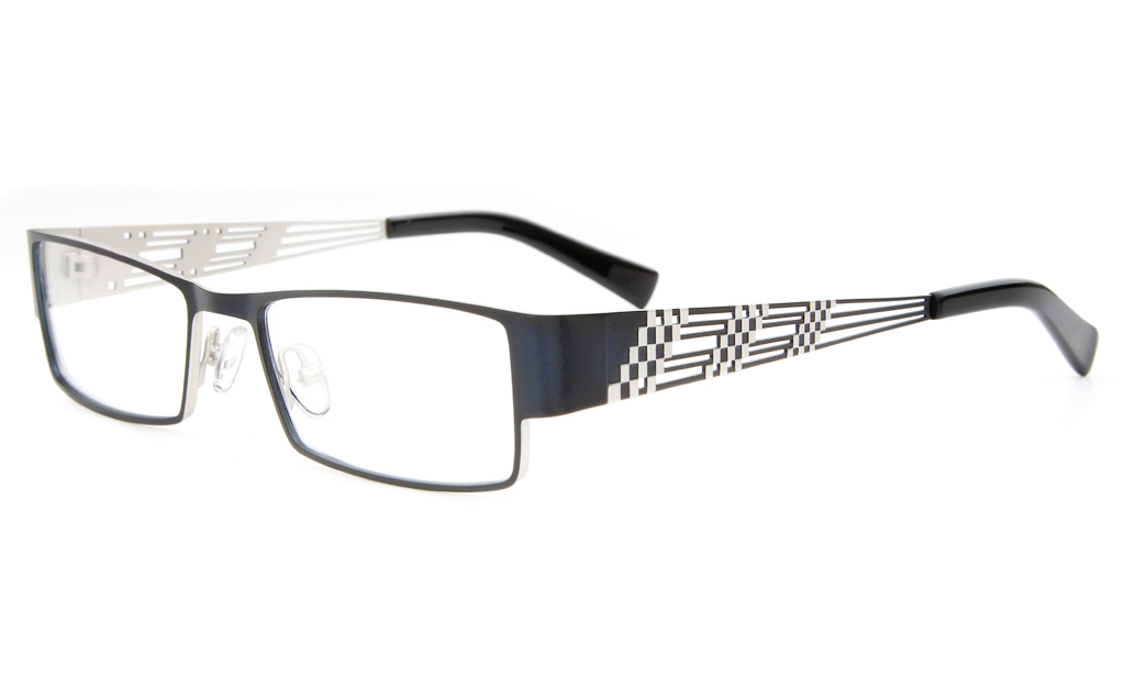 SJ082 Stainless Steel Mens&Womens Full Rim Square Optical Glasses