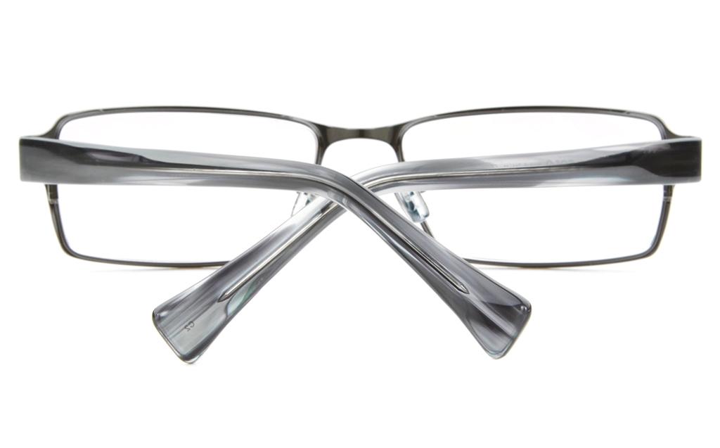 Z6593 Stainless Steel/ZYL Mens Full Rim Square Optical Glasses