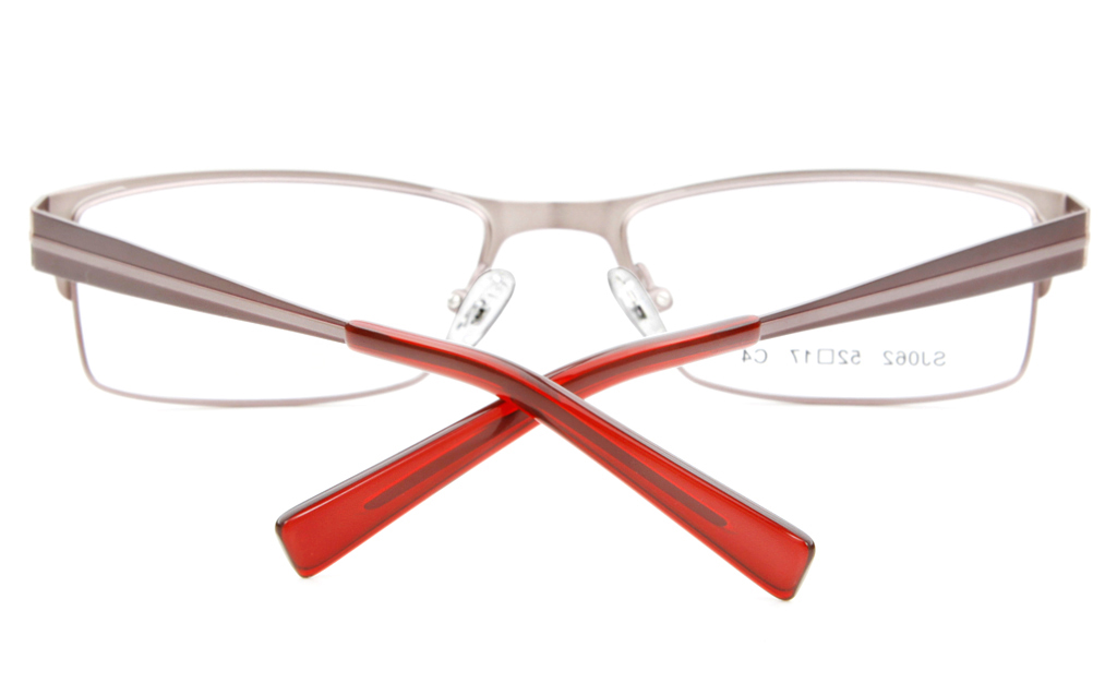 SJ062 Stainless Steel Mens&Womens Full Rim Square Optical Glasses