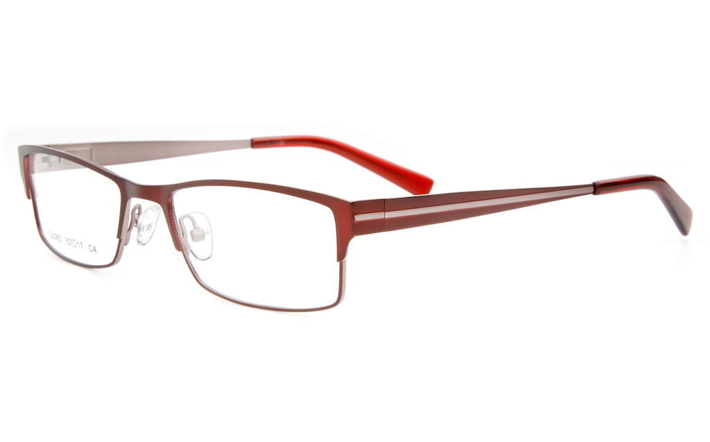 SJ062 Stainless Steel Mens&Womens Full Rim Square Optical Glasses