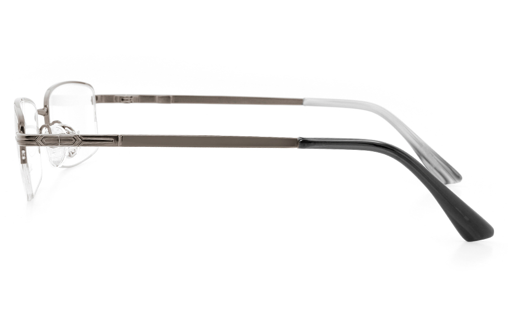 Vista First 2120 Titanium Memory Mens&Womens Semi-rimless Square Optical Glasses