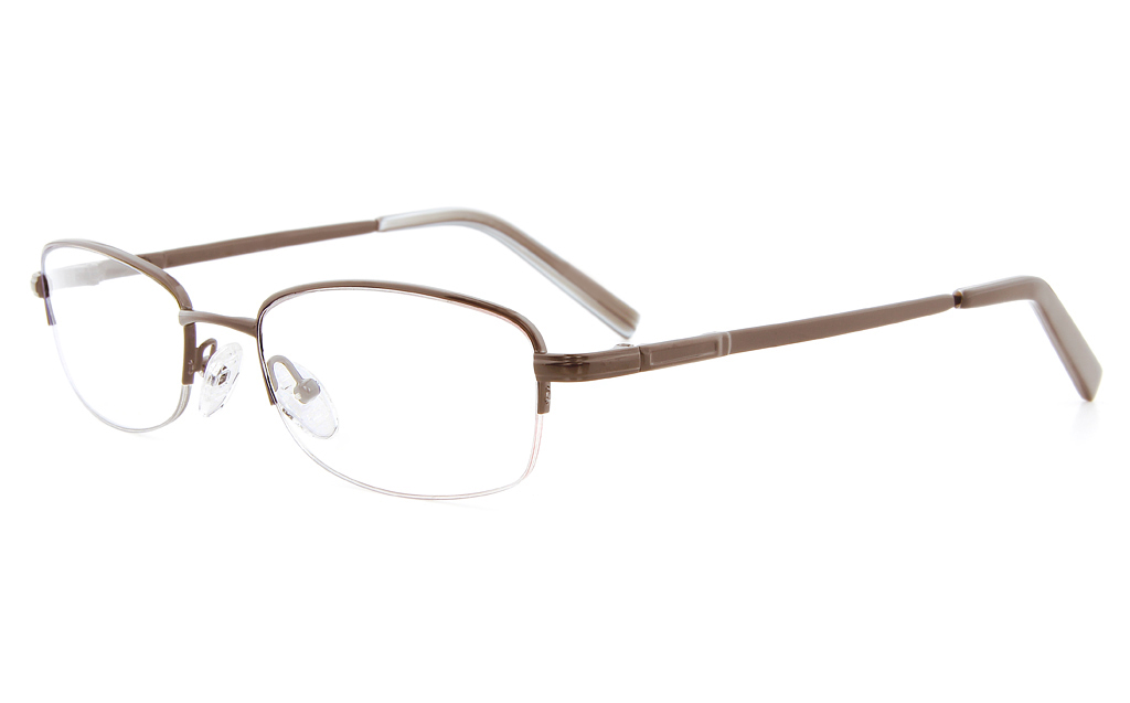 Vista First 2119 Titanium Memory Mens&Womens Semi-rimless Oval Optical Glasses