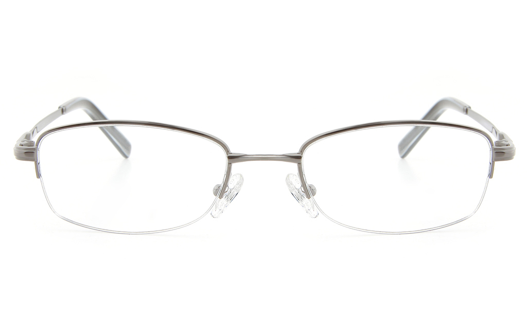 Vista First 2119 Titanium Memory Mens&Womens Semi-rimless Oval Optical Glasses