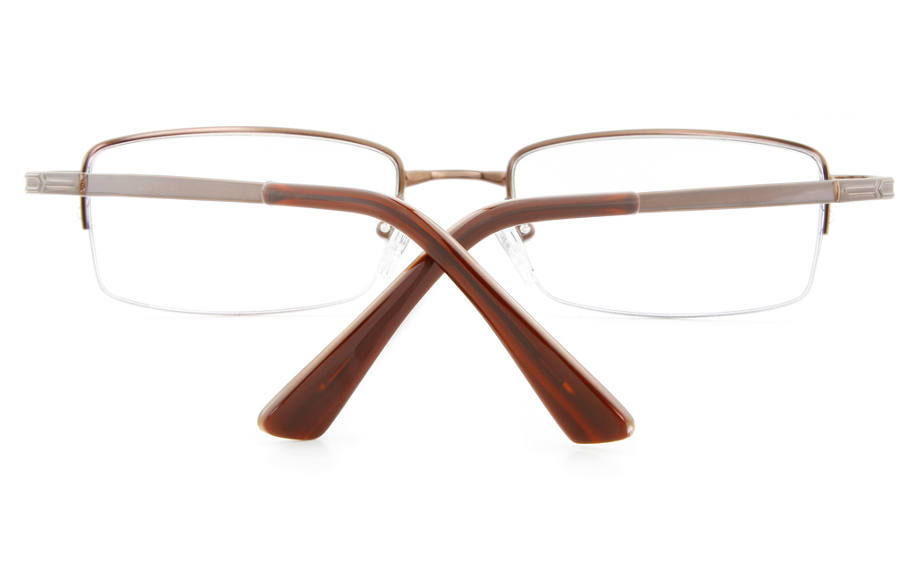 Vista First 2120 Titanium Memory Mens&Womens Semi-rimless Square Optical Glasses