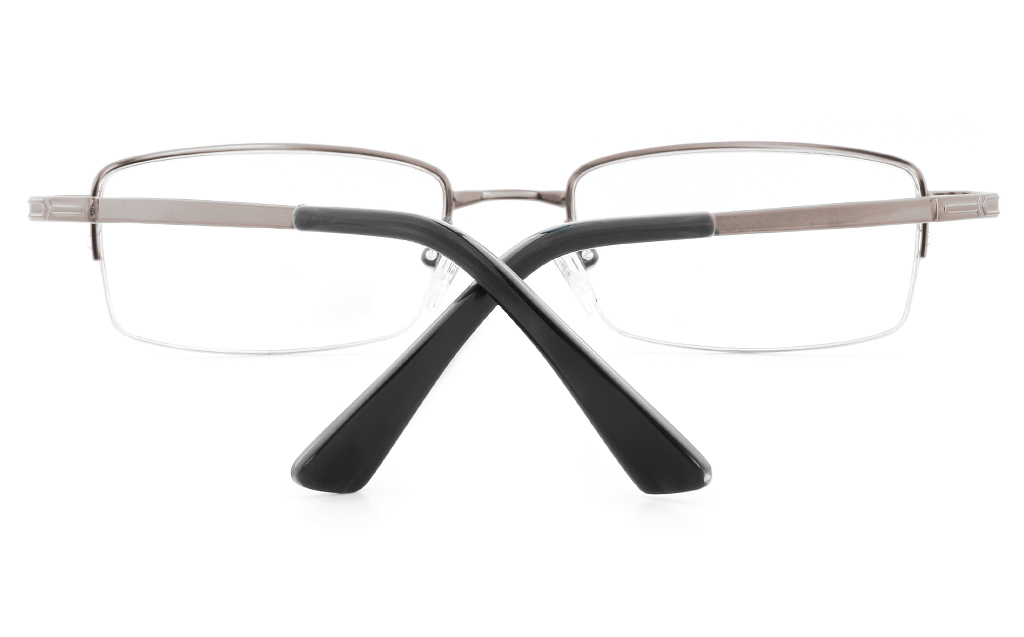 Vista First 2120 Titanium Memory Mens&Womens Semi-rimless Square Optical Glasses