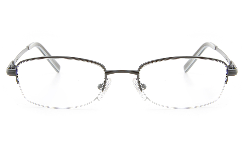 Vista First 2119 Titanium Memory Mens&Womens Semi-rimless Oval Optical Glasses