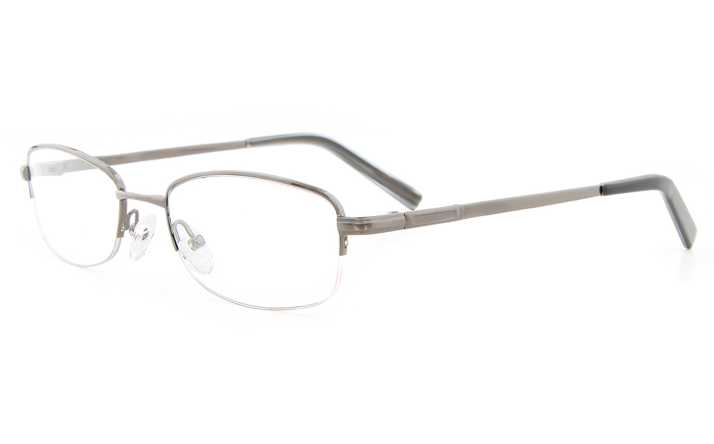 Vista First 2119 Titanium Memory Mens&Womens Semi-rimless Oval Optical Glasses